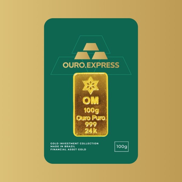 Barra de Ouro 999 - 100g